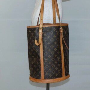 LOUIS VUITTON Monogram Bucket GM Shoulder Bag